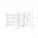 Bookshelf and Storage Organizer Bookshelf and Storage Organizer